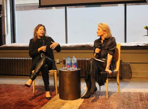 Picture of Anne Pasternak during interview