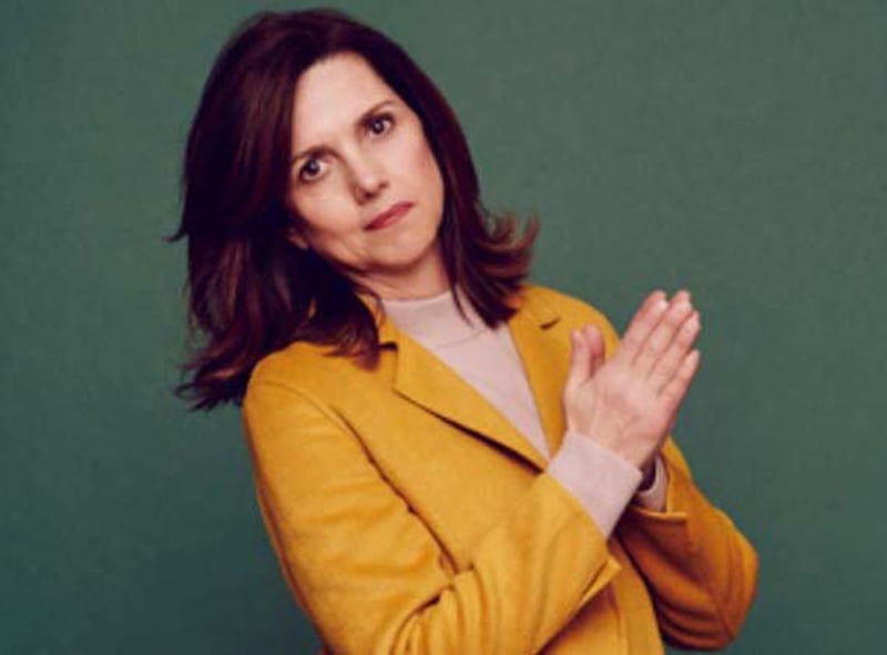 Picture of Beth Comstock during interview